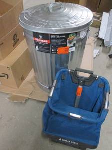 Trash Bin With Lid, & Gorilla Cart ...