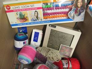Craft Items- Looms, Yarn, Emroidery...