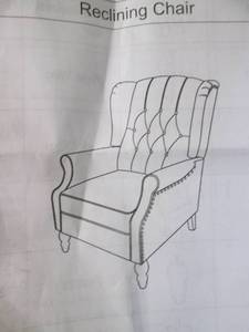 Charcoal Grey Recliner...
