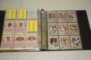 1990 Fleer Football Complete Set in Pages with Binder