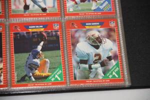 1989 Pro Set Football Complete Set in Pages with Binder