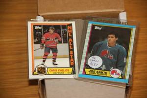 1989-90 Topps Hockey Complete Set with Sticker Set
