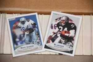 1990 Fleer Football Complete Set Lot  2 Sets