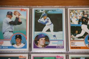 1983 Topps Baseball Complete Set with Binder