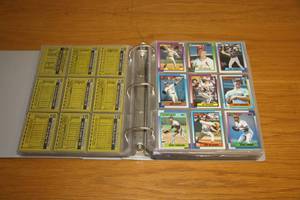 1990 Topps Baseball Complete Set with Binder