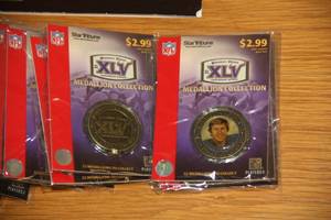 2005 Minnesota Vikings Medallion Book with 22 Medallions