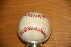 Bobby Richardson Baseball Auto with Holder