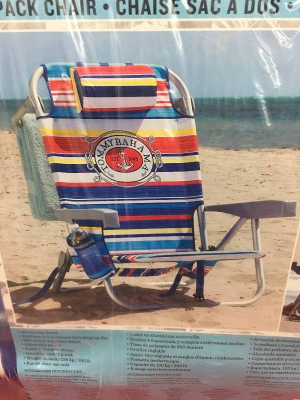 lot 468 image: Tommy Bahama Beach Chair, Retail $34.99