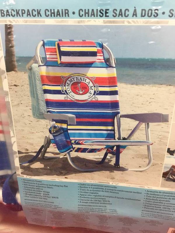 lot 478 image: Tommy Bahama Beach Chair, Retail $34.99