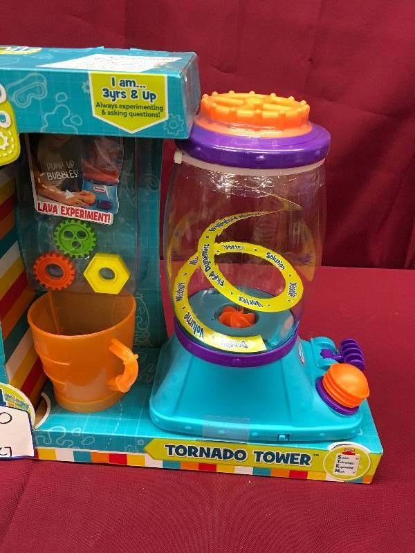 lot 502 image: Little Tikes Stem Jr. Tornado Tower, Retail $24.99