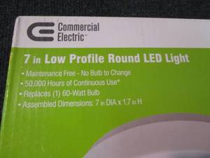 2 Commercial Electric Low Profile 7...
