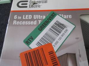 4 Commercial Electric 6 inch Recess...