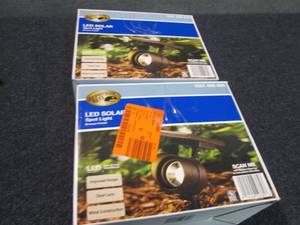 2 Hampton Bay Solar 45-Lumen Bronze...
