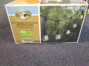 Hampton Bay 24 ft. 12-Light Filamen...