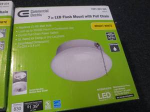 2 Commercial Electric Spin Light 7 ...