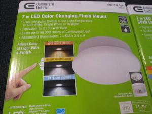 2 Commercial Electric Spin Light 7 ...