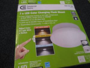 2 Commercial Electric Spin Light 7 ...