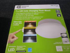 2 Commercial Electric Spin Light 7 ...