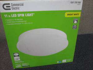 Commercial Electric Spin Light 11 i...