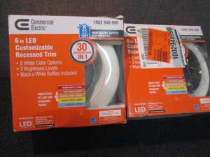 2 Commercial Electric 6 inch LED Cu...