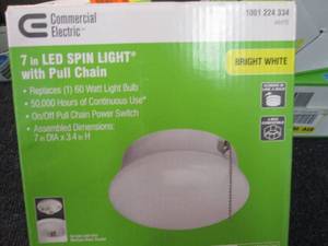 2 Commercial Electric Spin Light 7 ...