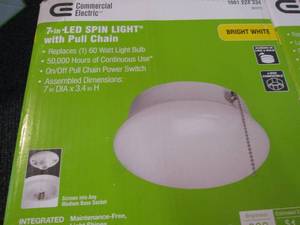 2 Commercial Electric Spin Light 7 ...