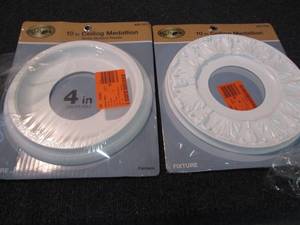 2 Hampton Bay 10 inch Ceiling Medal...