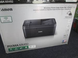 Canon PIXMA MX492  Black Wireless A...