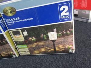 2 Hampton Bay Solar Black Outdoor I...