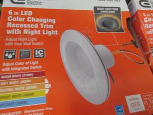 2 Commercial Electric 6 inch LED Co...
