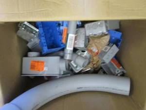 Box of Assorted Electrical Products...