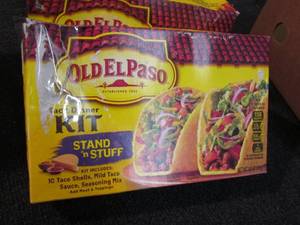 4- 8.8 oz Boxes of Old El Paso Taco...