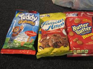 12- 3oz Bags Assorted Snacks...