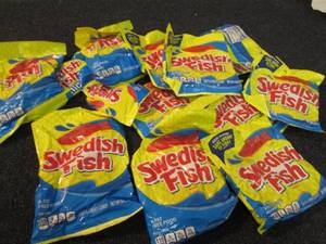 Assorted Sized Bags Swedish Fish...