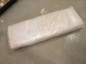 lot 12 image: Piece of Carpet 38 Wide Unknown Le...