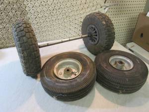 lot 19 image: Assorted Wheels with Axle  RM4...