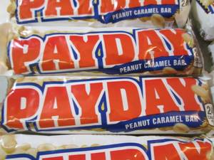 lot 53 image: 12 Pay Day Candy Bars Best by Oct 2...