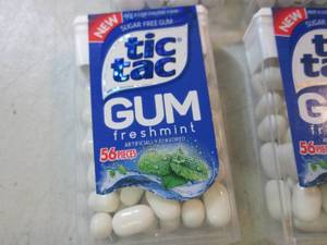 lot 56 image: 12 Tic Tac Sugar Free Gum Freshmint...