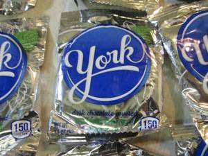 lot 57 image: 12 York Peppermint Patties Best by ...