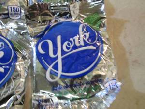lot 73 image: 12 York Peppermint Patties Best by ...