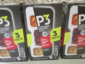 lot 91 image: 3 P3 Portable Protein Pack 3-Packs ...