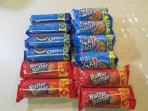 lot 104 image: 12 Packs of Assorted Cookies  B-1...