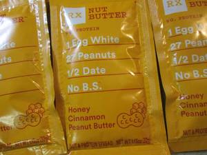 lot 112 image: 16 RX Nut Butter Honey Cinnamon Pea...