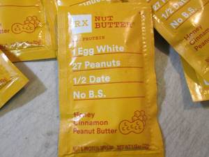 lot 115 image: 16 RX Nut Butter Honey Cinnamon Pea...