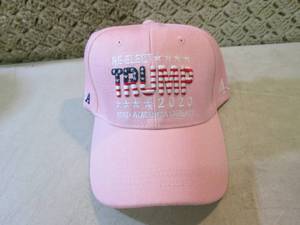 lot 128 image: Embriodered Pink Trump 2020 Keep Am...