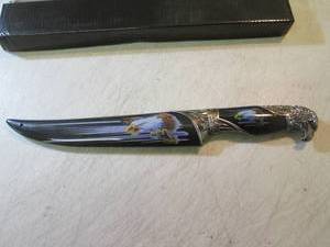 lot 135 image: 13 Black Eagle Knife with Hard She...