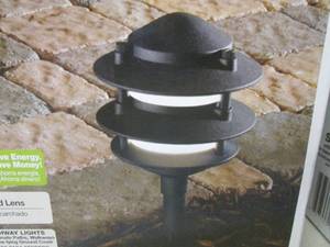 lot 151 image: Lot of 2 Low Voltage Black Outdoor ...