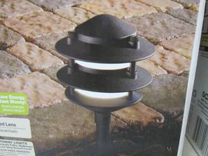 lot 152 image: Lot of 2 Low Voltage Black Outdoor ...