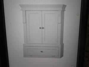 lot 170 image: Naples Bathroom Storage Wall Cabine...