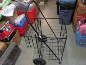 lot 187 image: Folding 2-Wheel Metal Cart RMT...
